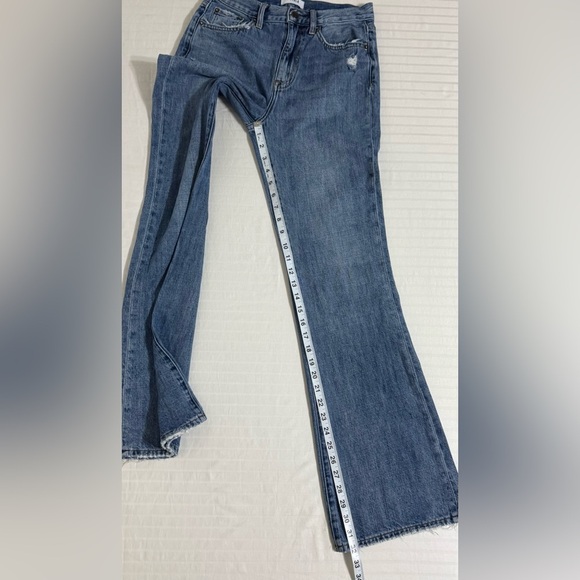 Pistola Jeans Stevie High Rise Wide Leg Flare Relaxed Blue Denim Size 25 - Picture 12 of 15